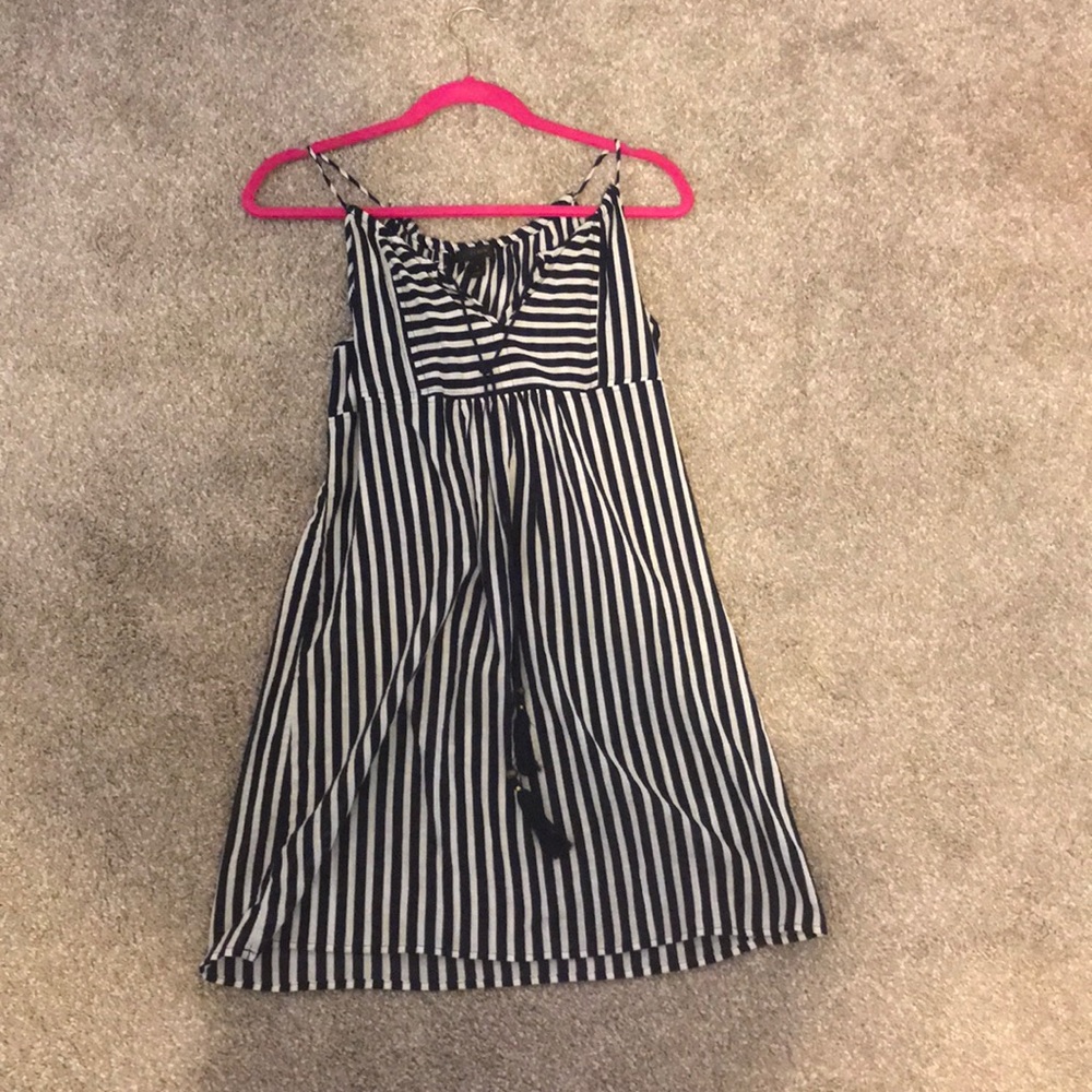J.Crew Navy and White Casual Dress